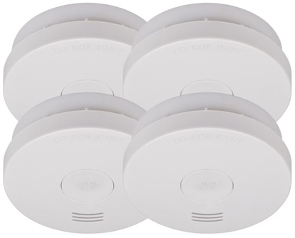 Attēls no 4x Brennenstuhl Smoke Detector 10 years VDS3131 prooved