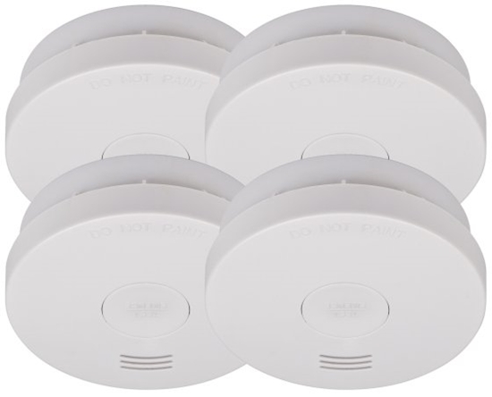 Picture of 4x Brennenstuhl Smoke Detector 10 years VDS3131 prooved