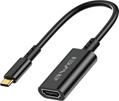 Attēls no Adapter USB Awei CL-217T USB-C - HDMI Czarny  (CL-217T)