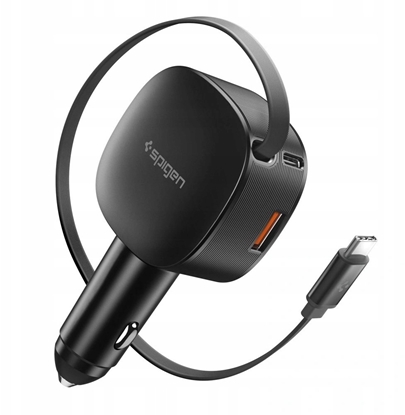 Picture of adowarka samochodowa Spigen EV603VT Essentail Car Charger 60W Black