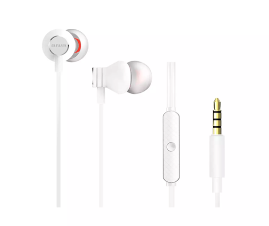 Picture of AIWA ESTM-50WT In-Ear stereo headphones with microphone