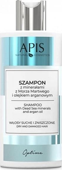Изображение Apis APIS OPTIMA, SZAMPON Z MINERAAMI Z MORZA MARTWEGO I OLEJKIEM ARGANOWYM, 300 ML