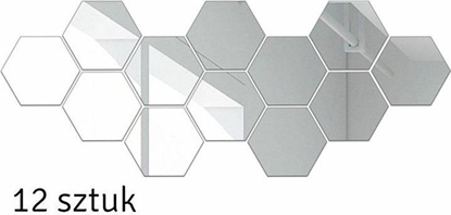 Attēls no Aptel AG543D PANELE CIENNE LUSTRA AKRYLOWE 17,5x15,5cm DEKORACJA 12szt