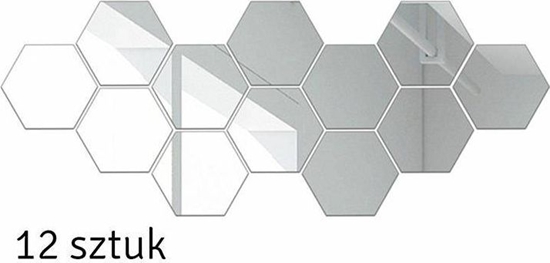 Picture of Aptel AG543D PANELE CIENNE LUSTRA AKRYLOWE 17,5x15,5cm DEKORACJA 12szt