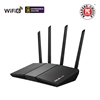 Изображение ASUS RT-AX57 wireless router Gigabit Ethernet Dual-band (2.4 GHz / 5 GHz) Black