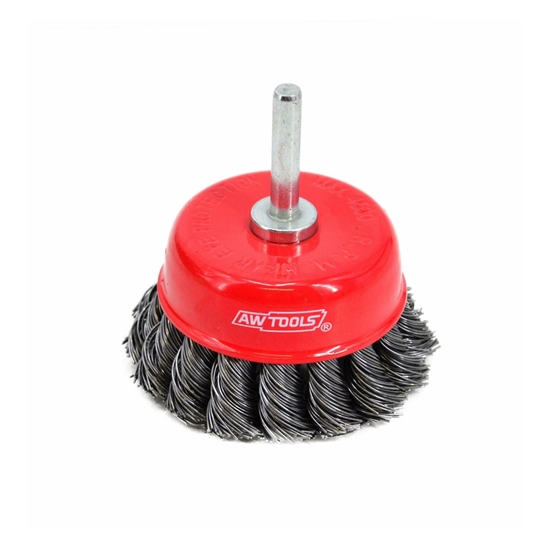 Picture of AWTools szczotka doczoowa trzpieniowa skrcana 75mm (AW55163)