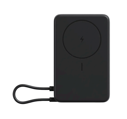 Attēls no Ārēja baterija Xiaomi 10000mAh Gray Magnetic integrēts USB Type-C bezvadu