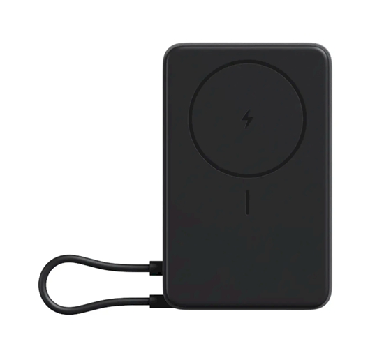 Picture of Ārēja baterija Xiaomi 10000mAh Gray Magnetic integrēts USB Type-C bezvadu