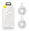 Изображение Baseus Simple Wisdom USB to USB-C Cable 40W 5A 1.5m / white (2 pcs.)
