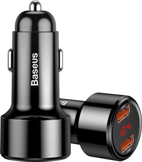 Picture of Baseus Magic 2x USB QC 3.0 45W (black)