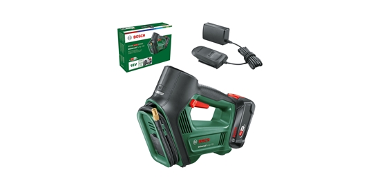 Picture of Bosch Bosch Universal Pump 18V, Bicycle, Car, Universal, 10.3 bar, 30 l/min, Green, Plastic, Rubber, 0 - 150 psi