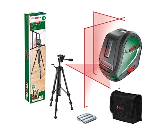 Picture of Bosch BOSCH.LASER UNIVERSAL LEVEL 3 UNI CROSS +TT150