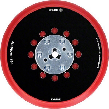 Attēls no Bosch EXPERT Multihole Backing Pad 150mm, medium, M8+5/16