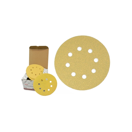 Picture of Bosch krek 125mm C450 gr. 80, 50 sztuk 8 otworów (2608621741)