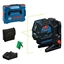 Изображение BOSCH LASER KRZYOWY GCL 12V-50-22 CG ZIELONY +UCHWYT RM 20 +ADAPTER AA 1 1x2,0Ah
