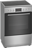 Picture of Bosch Serie 4 HKR39A250U cooker Freestanding cooker Ceramic Stainless steel A