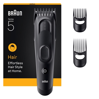 Изображение Braun Hair Clipper | HC5530 Series 5 | Cordless | Number of length steps 17 | Black