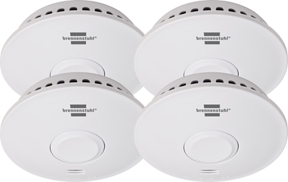 Attēls no Brennenstuhl Funk Smoke Detector Set, 4x RM L 3101