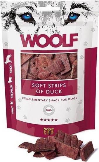 Изображение Brit WOOLF 100g SOFT STRIPE DUCK