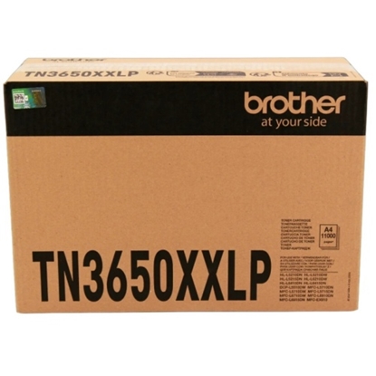 Изображение BROTHER TN3650XXLP SUPER HIGH YIELD BLACK TONER CARTRIDGE, 11,000 PAGES  (PROJECT USE ONLY)