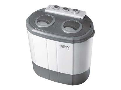 Изображение Camry | Washing machine | CR 8052 | Top loading | Washing capacity 3 kg | 1300 RPM | Depth 40 cm | Width 60 cm | White-Grey