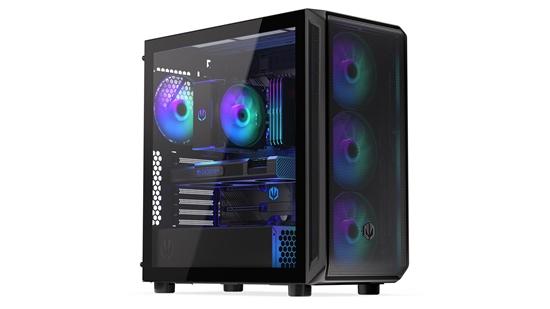 Picture of Case|ENDORFY|Arx 700 ARGB|MidiTower|Case product features Transparent panel|Not included|ATX|MicroATX|MiniITX|Colour Black|EY2A013