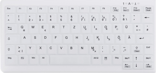 Picture of Klawiatura Cherry AK-C4110 (AK-C4110F-FU1-W/GE)