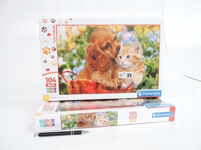 Изображение Clementoni CLE puzzle 104 maxi SuperKolor Cute friends 25763