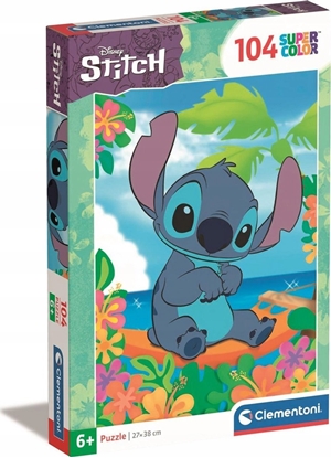 Изображение Clementoni CLE puzzle 104 SuperKolor Stitch 25755