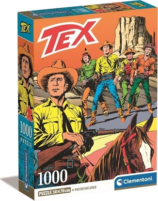 Изображение Clementoni Puzzle Compact Tex 1000 elementów (39840)