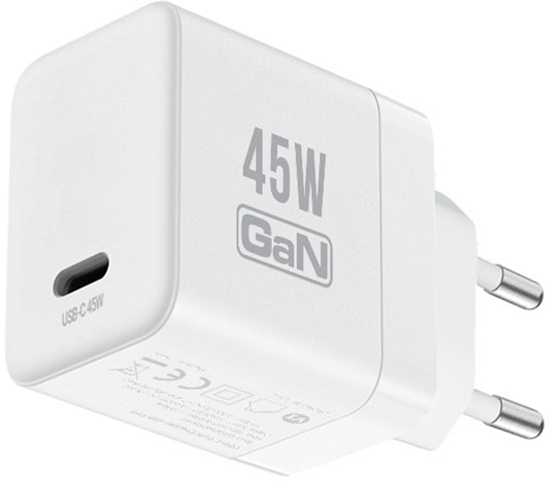 Picture of Crong Ultra Compact GaN - adowarka sieciowa USB-C 45W PD 3.0 z PPS (biay)