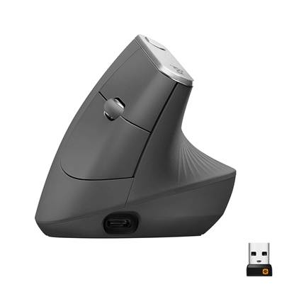 Attēls no Datorpele Logitech MX Vertical Ergonomic Black