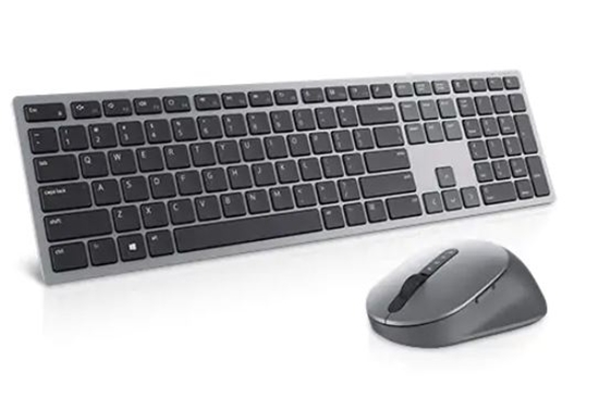 Picture of Dell | Premier Multi-Device Keyboard and Mouse | KM7321W | Keyboard and Mouse Set | Wireless | Batteries included | Wireless connection | EE | Titan grey