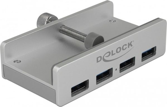 Изображение Delock External USB 3.0 4 Port Hub with Locking Screw