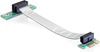 Изображение Delock Riser Card PCI Express x1 > x1 with flexible cable 13 cm left insertion