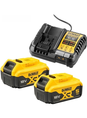 Attēls no DeWalt DCB184P2-XJ 18V 5Ah Battery Set