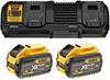 Picture of Dewalt DEWALT.ZESTAW FLEXVOLT 2x9.0Ah + ADOWARKA PODWÓJNA 4A DCB132X2-QW