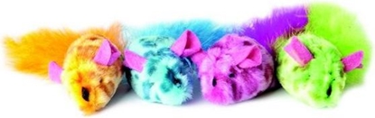 Picture of Dingo zabawka dla kota myszki 2 szt. róowa+niebieska - 21247