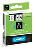 Picture of Dymo D1 12mm Black/White labels 45013
