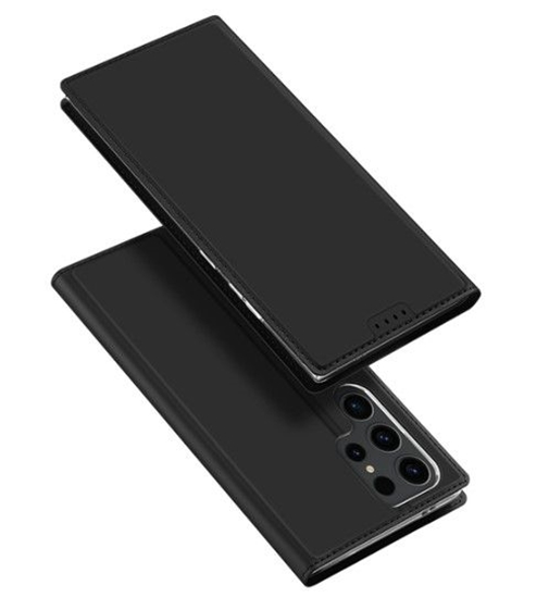 Picture of Dux Ducis Samsung Galaxy S24 Ultra with flap Skin Pro case Black