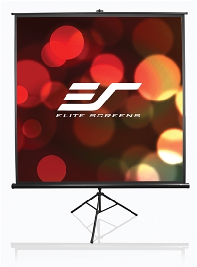 Picture of Elite Screens | Tripod/Portable Pull Up Projector Screen | T92UWH | Diagonal 92 " | 16:9 | Viewable screen width (W) 203.2 cm | Black