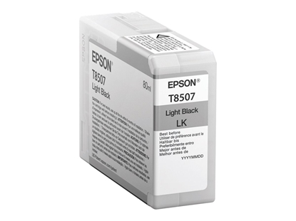 Изображение Epson ink cartridge light black T 850 80 ml               T 8507