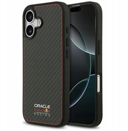 Picture of Etui Red Bull Kevlar Logo Matt MagSafe do iPhone 17 czarny