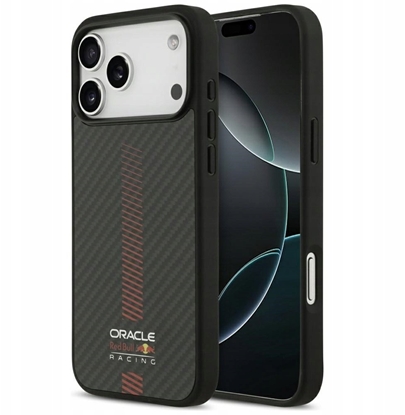 Изображение Etui Red Bull Kevlar Powerbar MagSafe do iPhone 17 Pro Max czarny