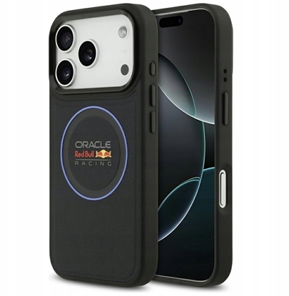 Изображение Etui Red Bull Meshed Blue Ring & Metal   Buttons MagSafe do iPhone 17 Pro granatowy