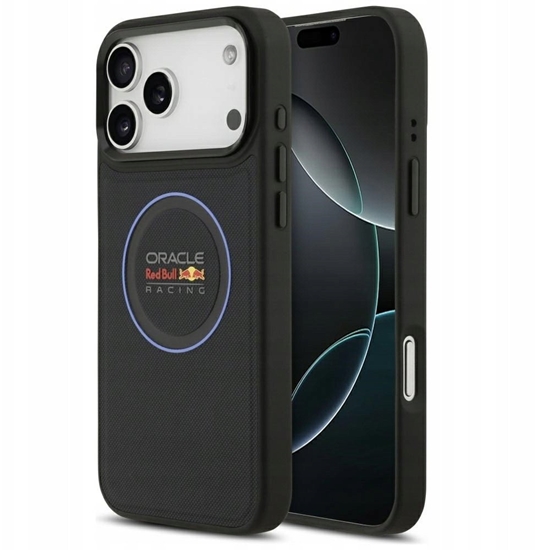 Изображение Etui Red Bull Meshed Blue Ring & Metal Buttons MagSafe do iPhone 17 Pro Max granatowy