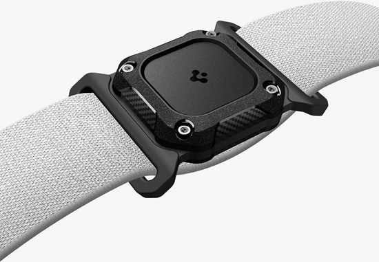 Picture of Etui Spigen Tough Armor do Apple AirTag 1 / 2 Pet Collar Black