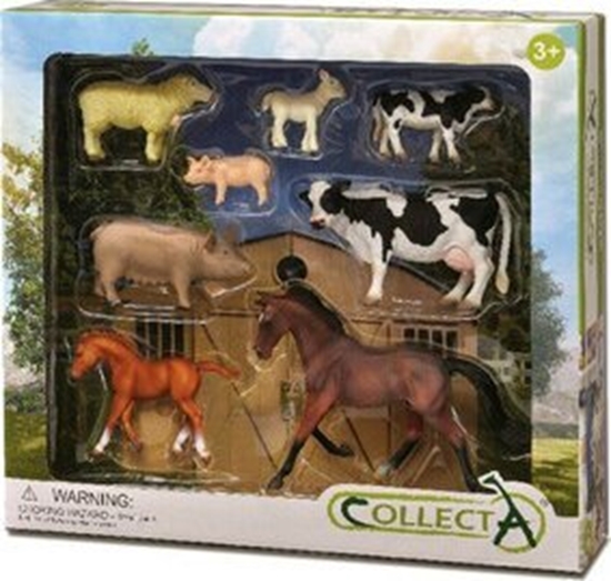 Изображение Figurka Collecta Zwierzta z farmy. Zestaw 8 el.