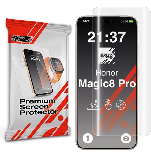 Изображение Folia hydroelowa GrizzGlass Hydrofilm do Honor Magic8 Pro