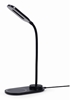 Picture of Galda lampa Gembird Desk Lamp with Wireless Charger Black